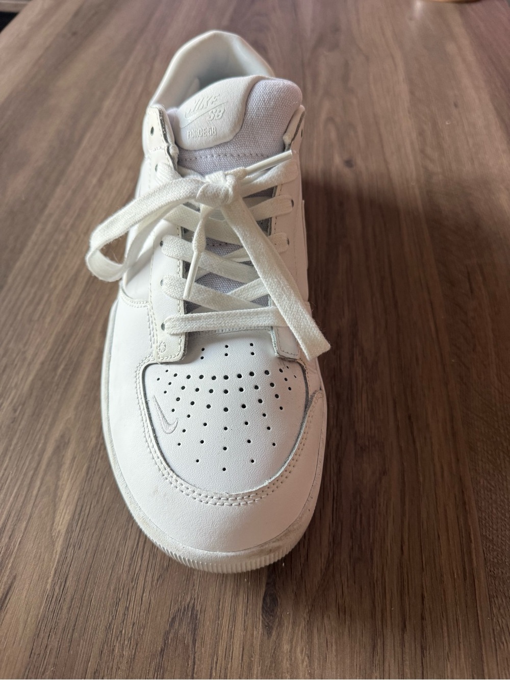 Nike Force 58 Prm Men’s White Low-Top Sneakers - Picture 5 of 13